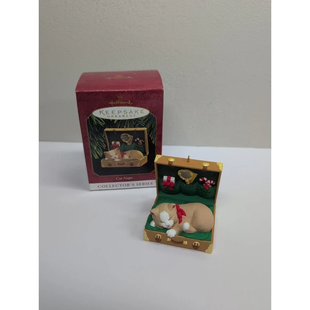 1997 Hallmark Ornament Cat Naps by Katrina Brinker – Preowned w/ Box